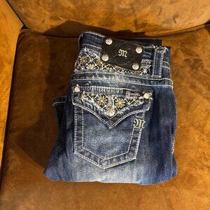 Miss Me Signature-Rise Boot Jeans (Size 27)